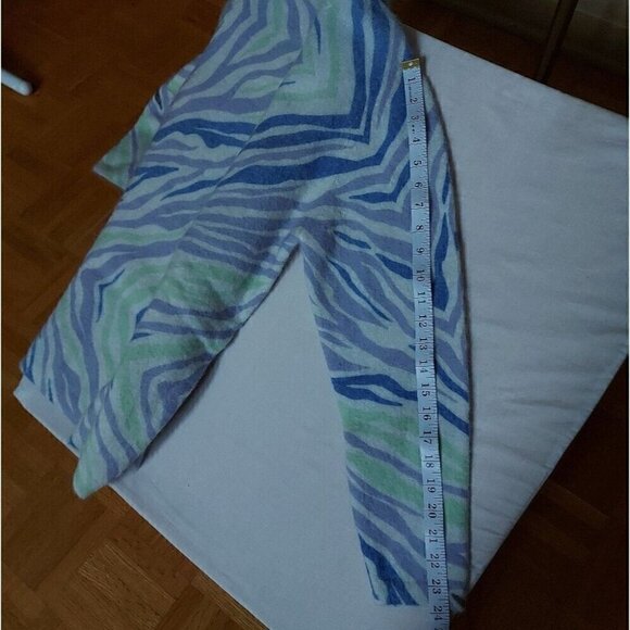 BETTA Dopamine Dressing Sweater 1X Pastel Zebra Print Mohair Blend - Picture 8 of 8